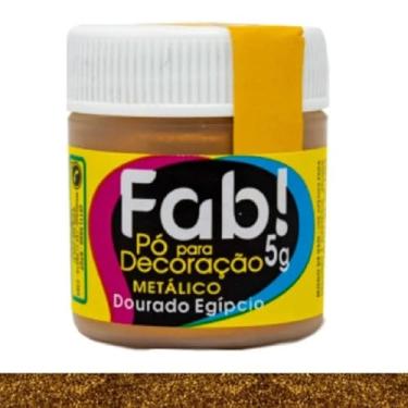 Imagem de Pó Para Decoração Comestível (Bolos e Doces) Fab 3g Dourado Egípcio