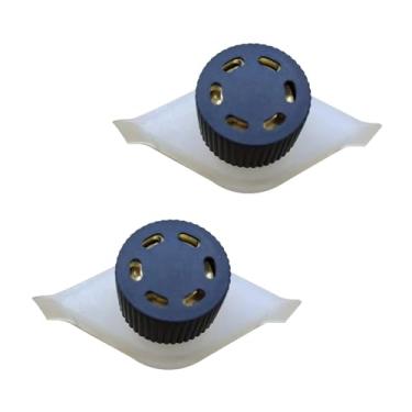 Imagem de harayaa 2 peças de bocal de ar de cobre, bocal de gás, acessórios de boa estanqueidade, substituição para colchão inflável automático de diversões de acampamento