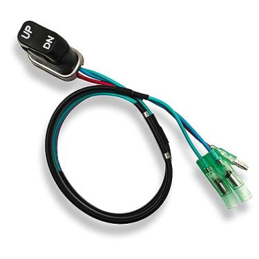 Imagem de Interruptor de acabamento Mercury na caixa de controle Mercury, interruptor de acabamento de barco substitui 87-16991A1, 87-18286A2, 87-18286A26, compatível com interruptor de inclinação externo