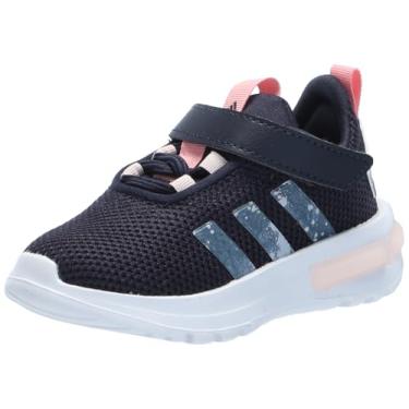 Imagem de adidas Tênis infantil Racer TR23, Tinta/semi rosa brilhante/rosa arenoso, 17