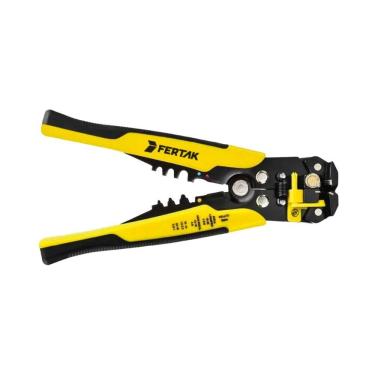Imagem de Alicate 8" Decapador Crimpador Desencapador de Fios 0,2 a 6mm Cabo Ergonômico Automático Fertak