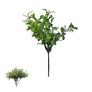 Imagem de Buquê de Folhagem Artificial Pick Peperômia Toque Real | Linha Permanente Formosinha