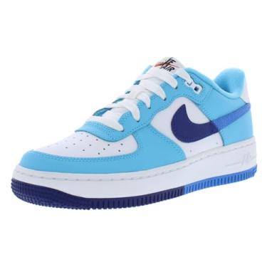 Imagem de Nike Tênis infantil Air Force 1 Lv8 2, Branco/azul claro, 18