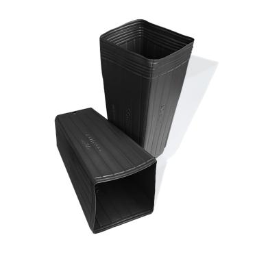 Imagem de Vaso de Mudas 7 Litros Citrus Preto Plástico Maleável 10 und