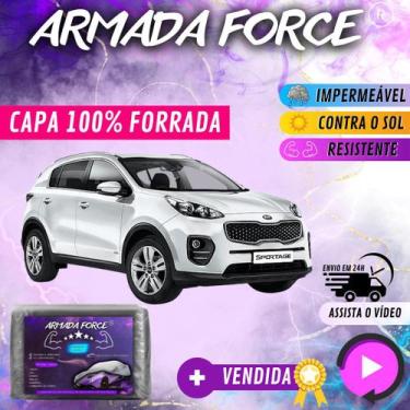 Imagem de Capa Cobrir Carro KIA SPORTAGE 100% Forrada Armada Force 100% Impermeá