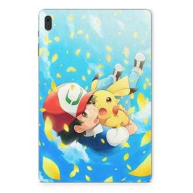 Imagem de Adesivo Galaxy Tab S8 SM-X7068 Pokémon Pikachu 1 - Skin Zabom