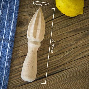 Imagem de Espremedor de Frutas Cítricas de Madeira, Espremedor de Frutas Portátil para Limão Laranja Com Tomate Toranja, Mini Espremedor Manual (Como mostrado)