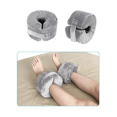 Imagem de Almofada de apoio para os pés, protetor de calcanhar, almofada para pés para úlceras de pressão, protetor de tornozelo, almofadas de cama doloridas, almofada de descanso para os pés, suporta pés