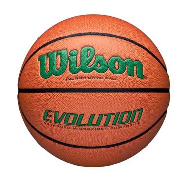 Imagem de WILSON Bola de basquete Evolution Indoor Game, verde, tamanho 7-75 cm