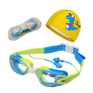 Imagem de Kit Óculos e Touca de Natação Infantil Hero Band Coleção Cores - Pools