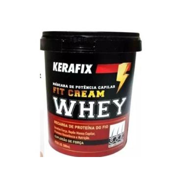 Imagem de Máscara de Hidratação Capilar Kerafix Fit Cream Whey 500ml
