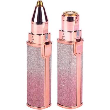 Imagem de Máquina de barbear com BATOM +CANETA NV feminino  mini depilador de so