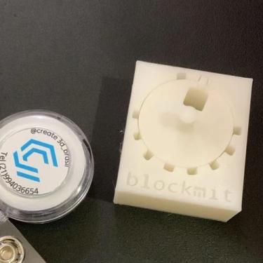 Imagem de Suporte para fabricar arruelas para Bitcoin - Create 3D