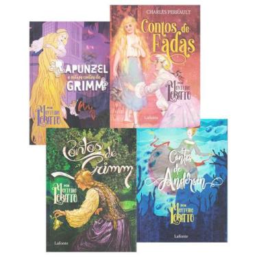Imagem de Kit 4 Livros Contos Clássicos Universais Por Monteiro Lobato - Lafonte