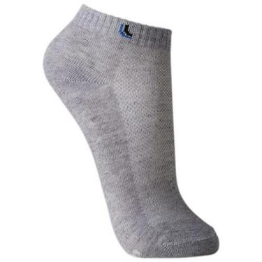 Imagem de Kit Com 3 Pares Esportiva Cano Curto Lupo 3225, 3 cinza, 41/44