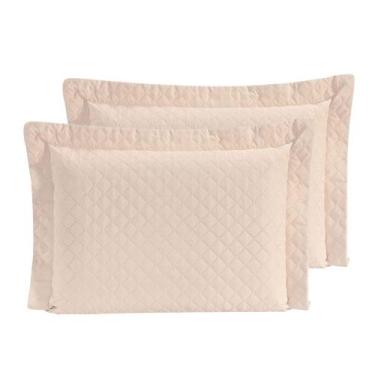 Imagem de 2 Porta Travesseiros Matelado Ultrassônico Sofisticata 70cmx50cm - Dry
