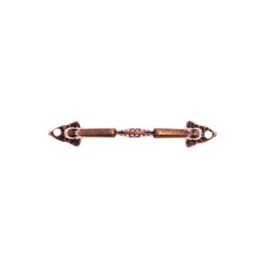 Imagem de Kit 2 Alça Mini Metal Decoração Caixas Bandejas Mdf Artesanato - Metal