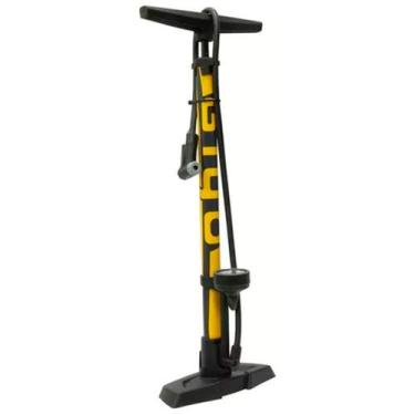 Imagem de Bomba De Pé Encher Pneu Bike Bicicleta Giyo Gf5725 Dourada