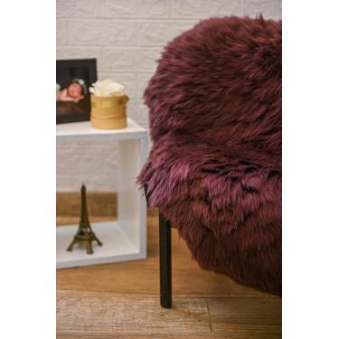 Imagem de Pelego Natural Marrom Premium Lã Alta P - JS PELES