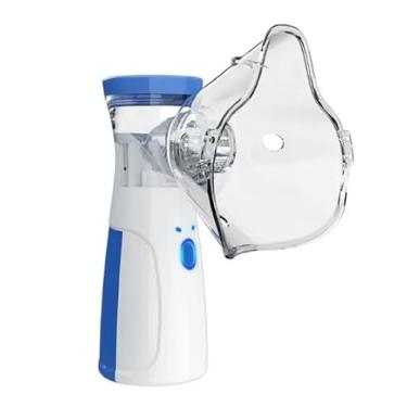 Imagem de Nebulizador Inalador Portátil Sem Fio Silencioso Para Crianças Adultos Idosos Ultrassônico