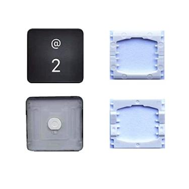 Imagem de As teclas e dobradiças digitais individuais de substituição são aplicáveis ao teclado MacBook Pro 13/15 polegadas modelo A1706 A1707 A1708 para substituir a tampa e a dobradiça de 2 teclas
