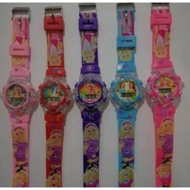 Imagem de Relógio Infantil Digital para Crianças Toca Musica Pisca Luz Led Perso