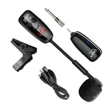Imagem de Sax Microfone Instrumento Sem Fio UHMic Receptor e Sistema Transmissor para Saxofone Trompa francesa Trompete Trombone Performance de palco/689