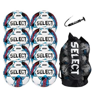 Imagem de SELECT Bola de futebol Blaze DB V22, pacote com 8 bolas com bolsa de bola esportiva e bomba de mão, tamanho 5