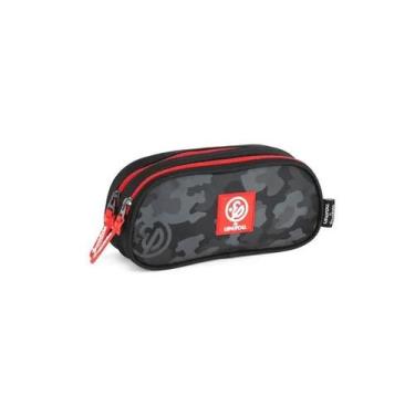 Imagem de Estojo Escolar  Youtuber Enaldinho Duplo Duas Divisórias - Luxcel, Mod