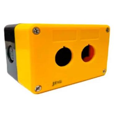 Imagem de Caixa Plastica de Sobrepor Para Botoeira 22,5mm 2 Furos JNG