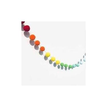 Imagem de Kit 12  Balão Pompom Colmeia Bola De Papel Seda Decoracao - oem