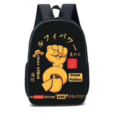 Imagem de Mochila Escolar Infanto Juvenil Anime Luffy Power Novidades 0505 - Gee