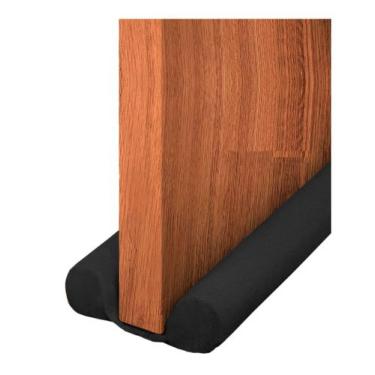 Imagem de Veda porta duplo proteção poeira insetos água vento 80cm - Vida Pratic