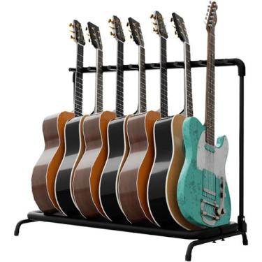 Imagem de Suporte Rack Para 7 Instrumentos Violão, Guitarra e Baixo Voik SCI-7