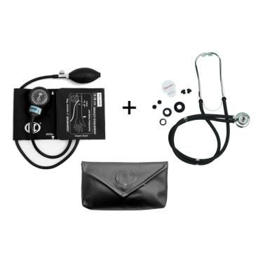 Imagem de Esfigmo Adulto Bic NEW INNOVA PLUS + Rappaport Estetoscópio Duplo Premium - Varias Cores