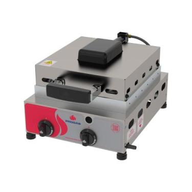 Imagem de Prensa Crepes Suíço 12 Cavidades PRK-120G Gás - Progás - PROGAS