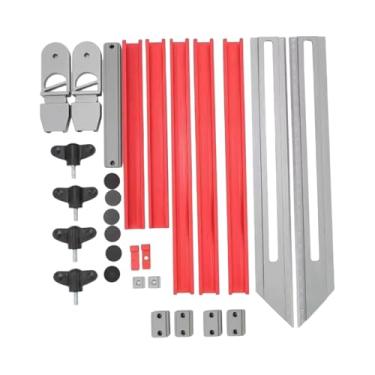 Imagem de ＡＷＨＡＯ Ferramenta de Gabarito de Degraus de Escada Medidor de Degraus de Escada para Corte de Prateleira de Canto de Drywall