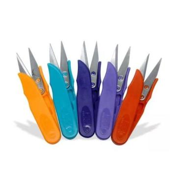 Imagem de Cartela Com 12 Tesouras De Arremate Multicoloridas - JINZEM