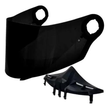 Imagem de Viseira Fumê Capacete Fw3 Gt2 Gt Turbo E Narigueira Alta Big - Polivis