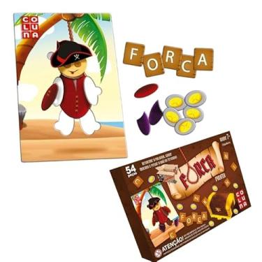 Imagem de Brinquedo Pedagógico Educativo Jogo De Tabuleiro Jogo Da Forca Do Pirata