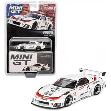 Imagem de Diecast Collectibles Model Car Compatible with Mini GT 1:64 Mazda RX-7 LB-Super Silhouette #41 Numero Reserve Limited Edition MGT00773