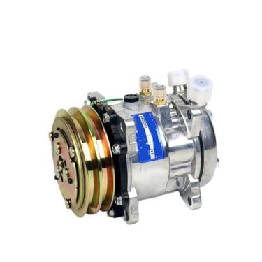 Imagem de Bomba compressora de ar condicionado automotivo, 1 peça, 12/24v, para sistema de ar condicionado automotivo, bomba de ar frio de uso geral modificado(L)