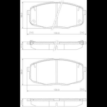 Imagem de Pastilha Freio Dian Kia Cerato 2019 a 2024 Fras-Le