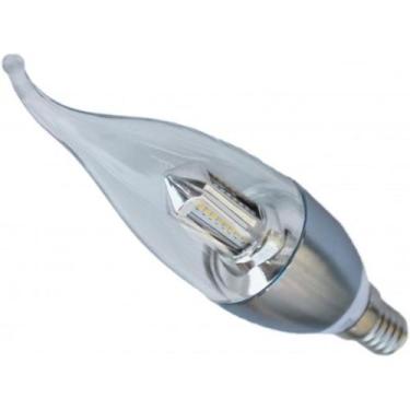 Imagem de Lâmpada Led Vela 4w E14 Cristal Branco Frio Com Bico 4D - Ctb