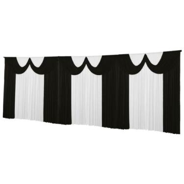 Imagem de Cortina Paris Malha Gel Enfeite Igreja Festas  9 metros - Dennis Confe