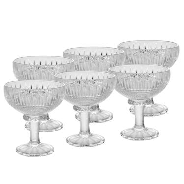 Imagem de Conjunto 6 Taças de Sobremesa de Cristal Queen 260ml - Wolff