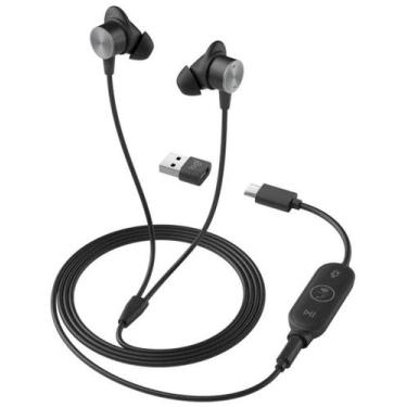 Imagem de Fone De Ouvido Logitech Zone Wired Earbuds Fio - 981-001008