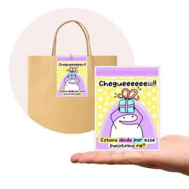 Imagem de Tag Cartão de Agradecimento  Pacote com 100 Peças  Tam. 7,5 x 10,5 cm 