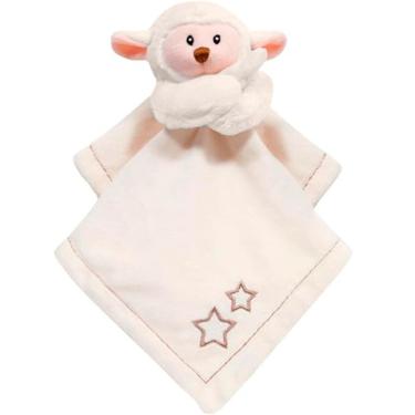 Imagem de Naninha Ovelhinha Pelúcia para Bebês Antialérgica Lavável Bege Buba