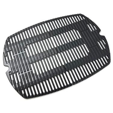 Imagem de Direct Store Dc142 7646 7584 Grelhas De Cozimento Para Weber Q300 Q320 Q3000 Q3200 Series, 57060001, 586002 Grelhas A Gás Grelhas, Grelhas De Ferro Fundido Substituição Para Weber Q300, Conjunto De 2
